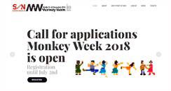 Desktop Screenshot of monkeyweek.org